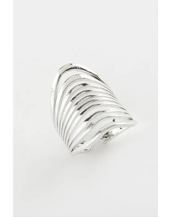 Oval Metal Yüzük