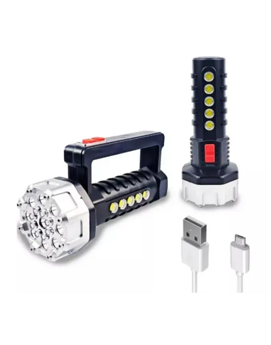 P-17 17+5 Cob Ledli Işıldak Fener