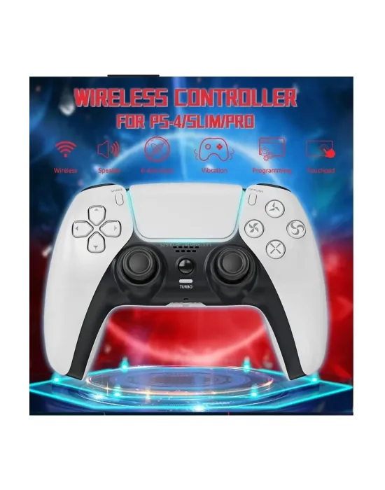 P4 Plus Bluetooth Titreşimli Ps4/ps5 Uyumlu Pc Telefon Joystick Kablosuz Oyun Kolu
