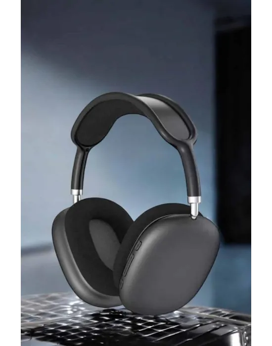 P9 Plus Hi-fi Ses Kalitesi Ayarlanabilir Mikrofonlu Bluetooth Kulaklık Siyah