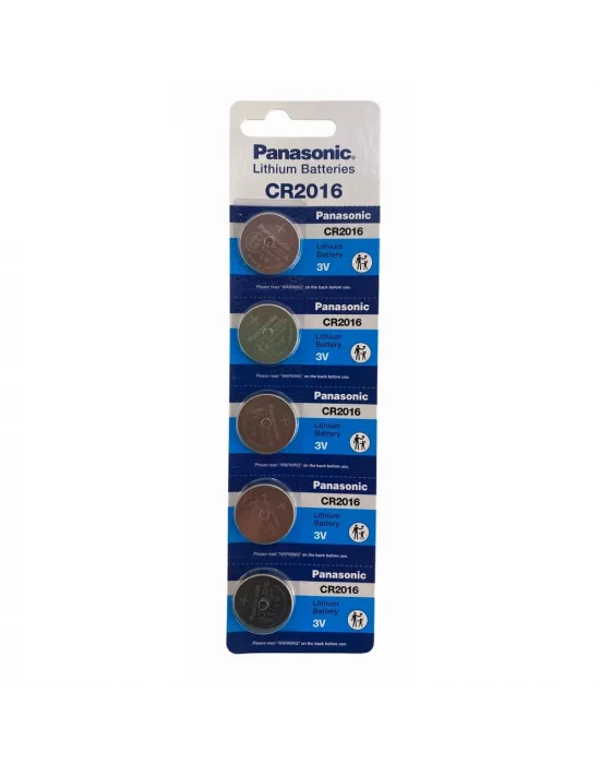 Panasonic Cr2016 3v Lityum Düğme Pil 5’li Kartela 5 Adet