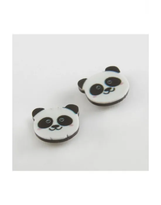 Panda Mıknatıslı Plastik Çocuk Küpesi