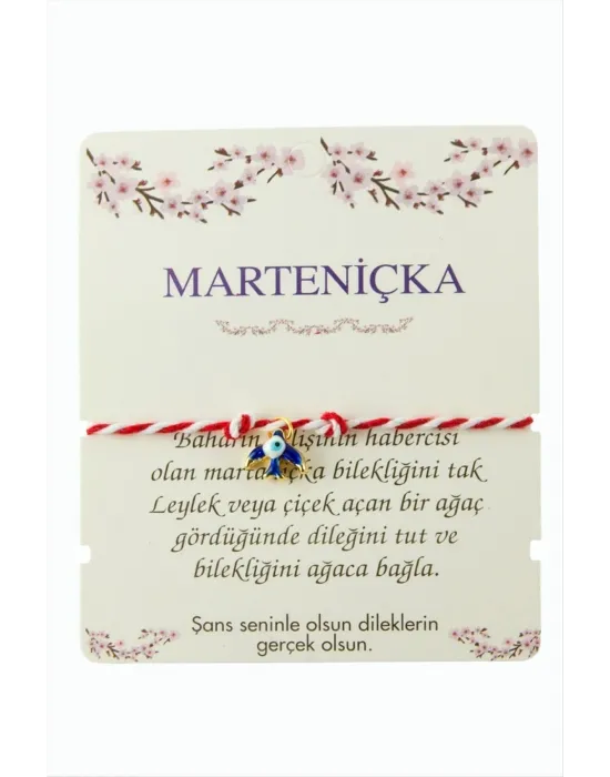 Papatya Marteniçka İp Bileklik