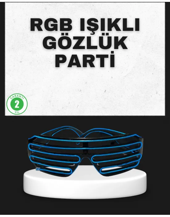 Parti Ve Organizasyonlara Özel Led Işıklı Gözlük