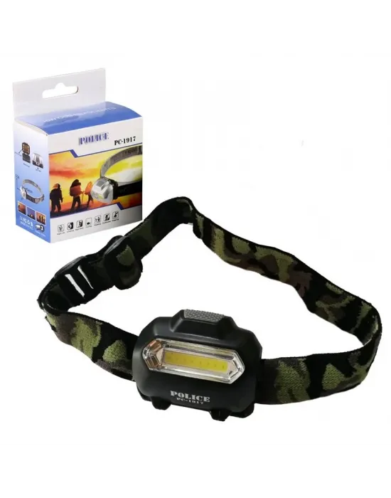 Pc-1917 Cob 3xaaa Pilli Led Kafa Feneri