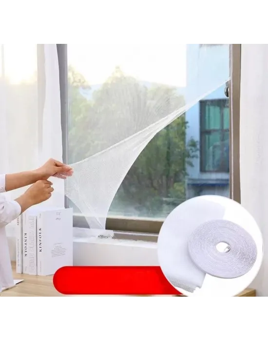 Pencere Cam Sineklikbeyaz ( 125 Cm X 75 Cm)+4m Bant