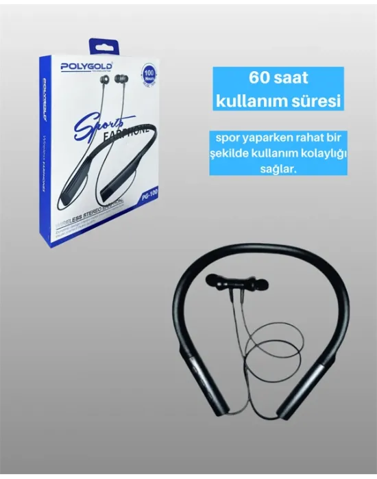 Pg-100 Kablosuz Bluetooth Kulaklık