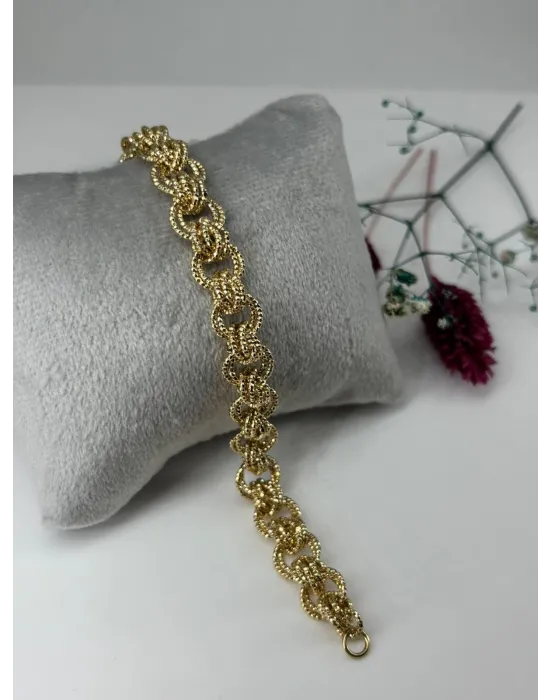    Pirinç Bileklikler 19 Cm  - Kbl0328