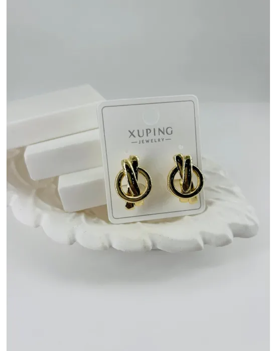 Pirinç Zirkon Küpe - Kp00329
