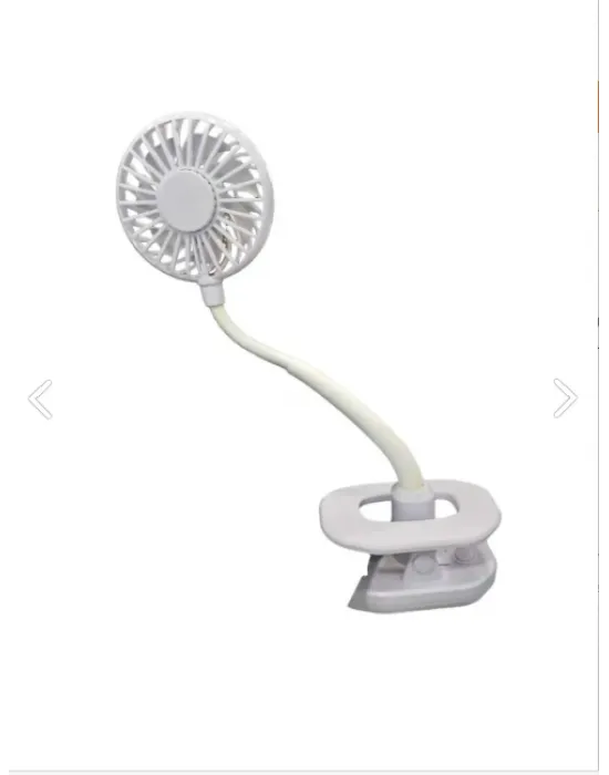 Portatif Işıklı Mini Klipsli Fan
