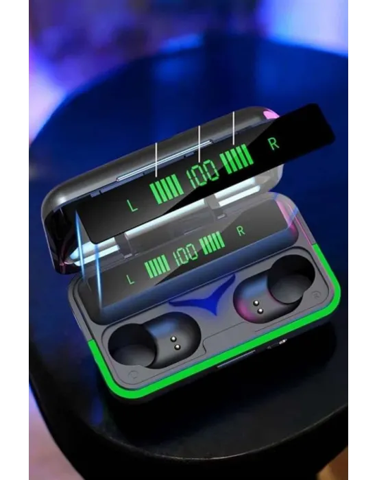 Powerbank Özellikli Kablosuz Bluetooth Kulaklık Rgb Işıklı