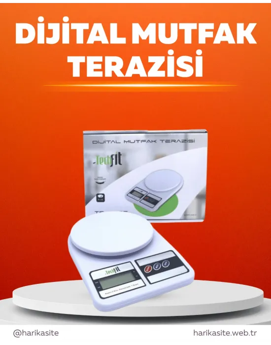 Pratik Ve Şık Tasarımıyla Dijital Mutfak Tartısı