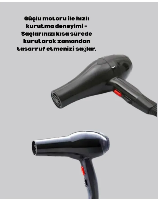 Profesyonel 2200w Saç Kurutma Makinesi Yüksek Performans