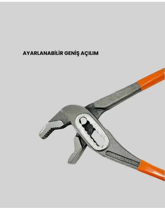 Profesyonel Ayarlı Pense Kurbağacık Ağzı Geniş Açılım