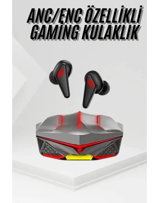 Profesyonel Tws Işıklı Kablosuz Bluetooth Kulaklık Oyuncu Kulaklığı