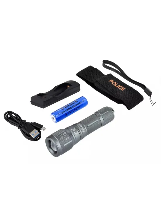 Ps-15 Cree Power Led Zoomlu Şarjlı El Feneri
