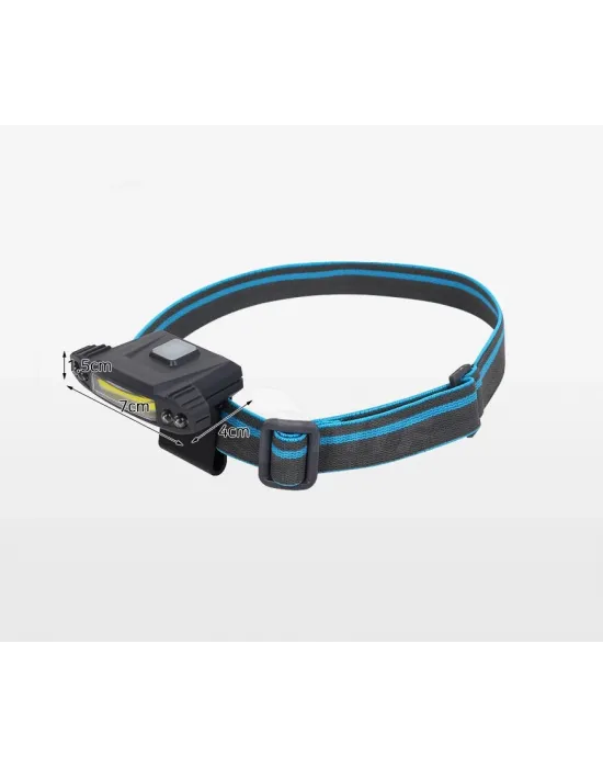 Ps-1930 Usb Şarjlı Cob Led Şapka Feneri