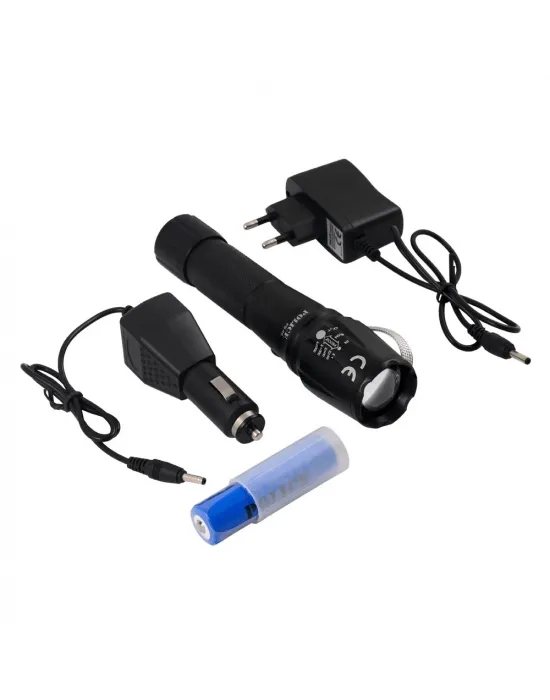 Ps-46 6 Led 5 Kademeli Zoomlu Şarjlı El Feneri