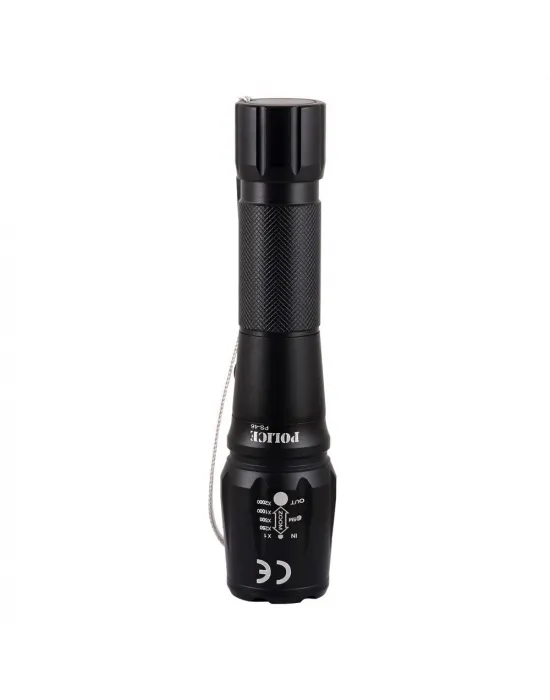 Ps-46 6 Led 5 Kademeli Zoomlu Şarjlı El Feneri