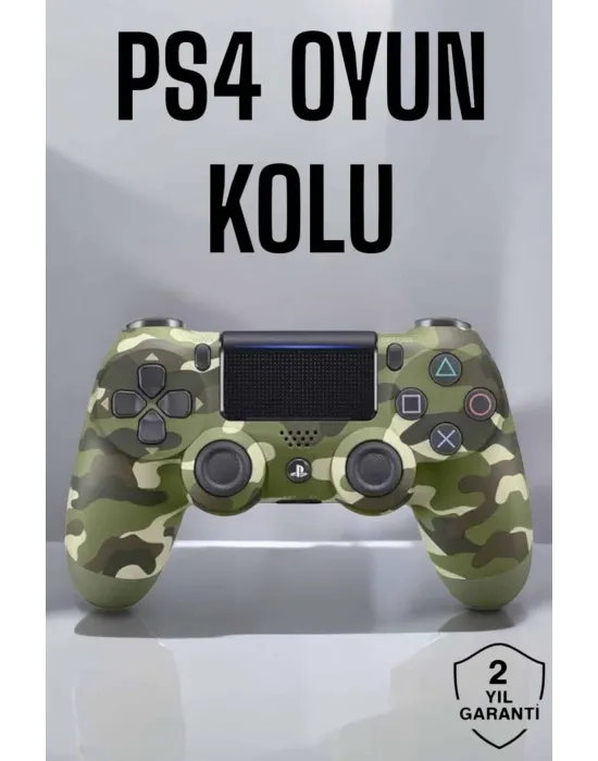 Ps4 Oyun Kolu Kamuflaj Desenli Joystick