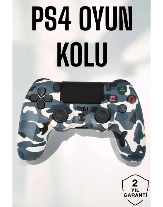 Ps4 Oyun Kolu Kamuflaj Desenli Joystick
