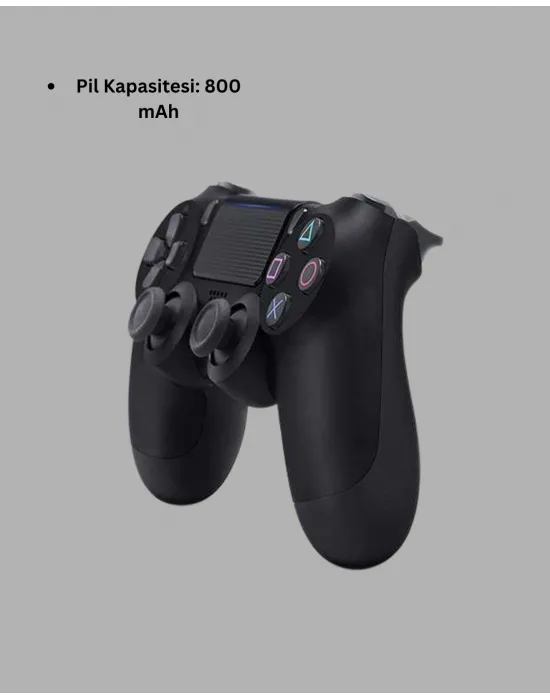 Ps4 Uyumlu Kablosuz Oyun Kolu – Titreşimli, Şarjlı Ve Ergonomik