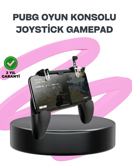 Pubg Mobile İçin Tetikleyicili Joystickli Telefon Gamepadi