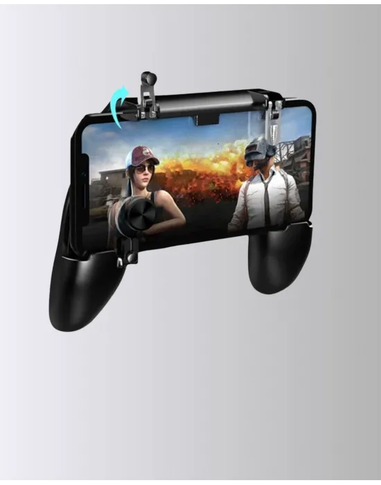 Pubg Mobile İçin Tetikleyicili Joystickli Telefon Gamepadi