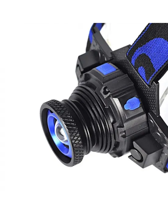 Q5 Şarjlı Mercekli Kafa Feneri Black Wt-121