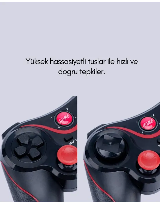 Rahat Kavrama Ve Düşük Gecikme Teknolojili Gamepad