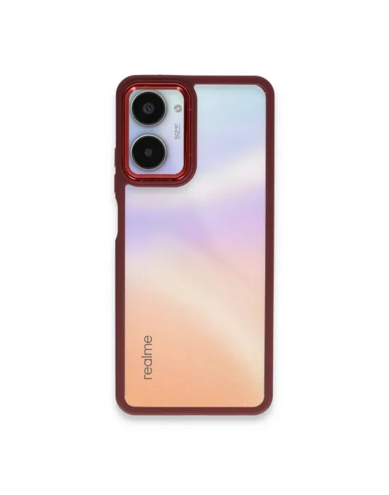 Realme 10 Pro 5g Kılıf Dora Kapak - Kırmızı