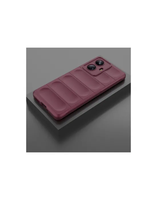 Realme 10 Pro 5g Kılıf Optimum Silikon - Bordo