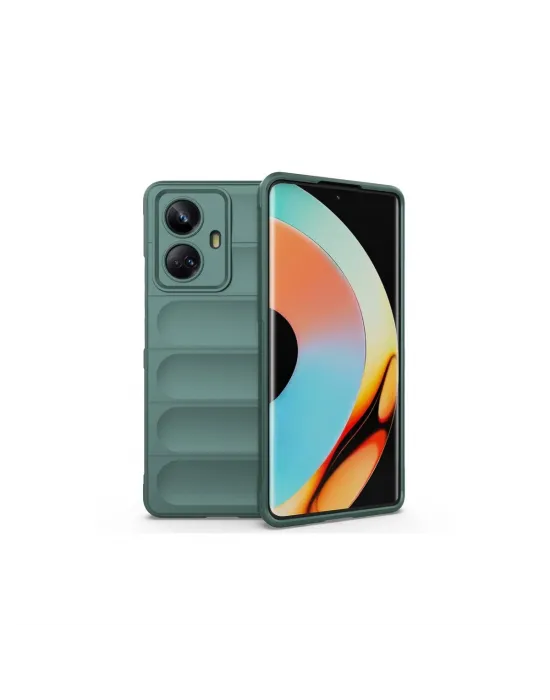 Realme 10 Pro 5g Kılıf Optimum Silikon - Koyu Yeşil