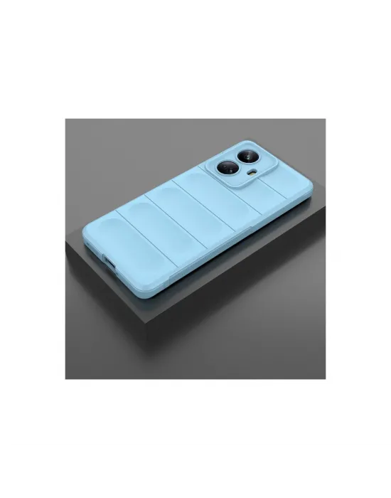 Realme 10 Pro 5g Kılıf Optimum Silikon - Sky Blue