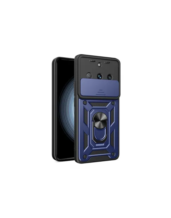 Realme 11 Pro Kılıf Pars Lens Yüzüklü Silikon - Lacivert