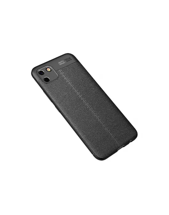 Realme C11 2021 Kılıf Auto Focus Kapak - Siyah