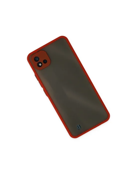 Realme C11 2021 Kılıf Montreal Silikon Kapak - Kırmızı