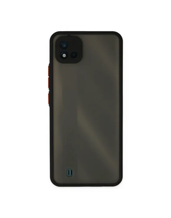 Realme C11 2021 Kılıf Montreal Silikon Kapak - Siyah