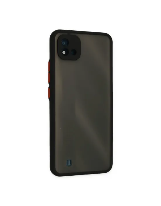 Realme C11 2021 Kılıf Montreal Silikon Kapak - Siyah