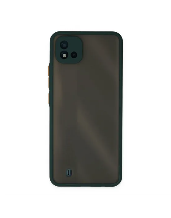 Realme C11 2021 Kılıf Montreal Silikon Kapak - Yeşil