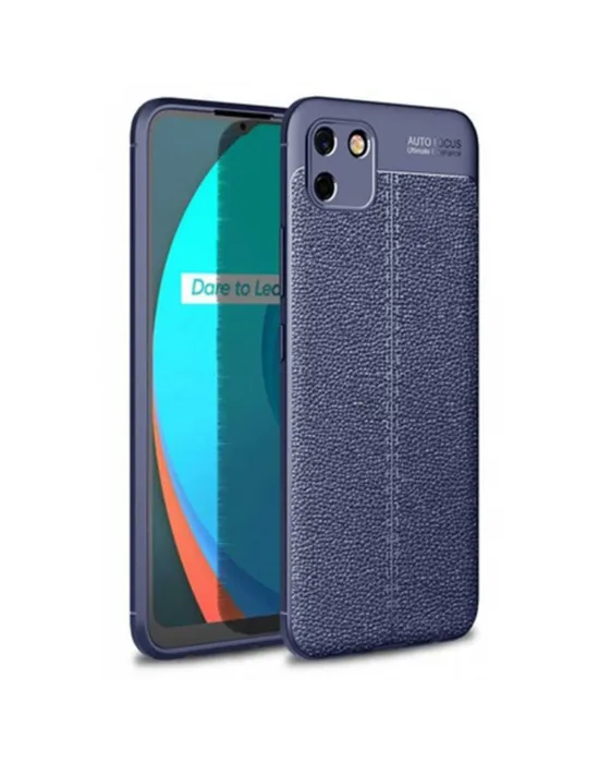 Realme C11 Kılıf Auto Focus Kapak - Lacivert