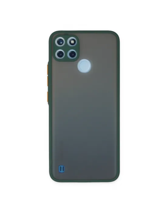 Realme C21y Kılıf Montreal Silikon Kapak - Yeşil