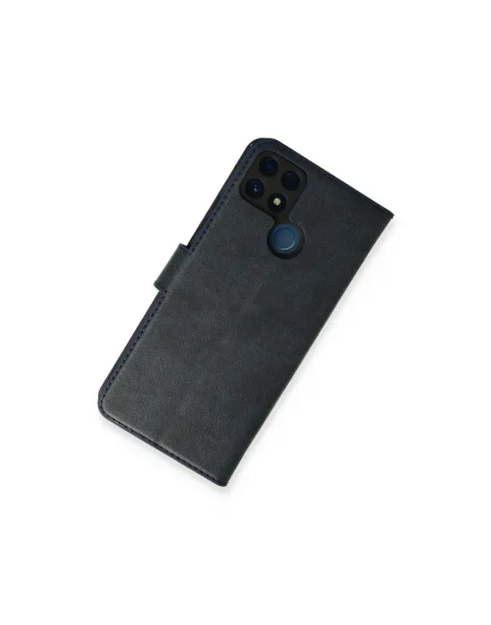 Realme C25 Kılıf Trend S Plus Kapaklı Kılıf - Lacivert