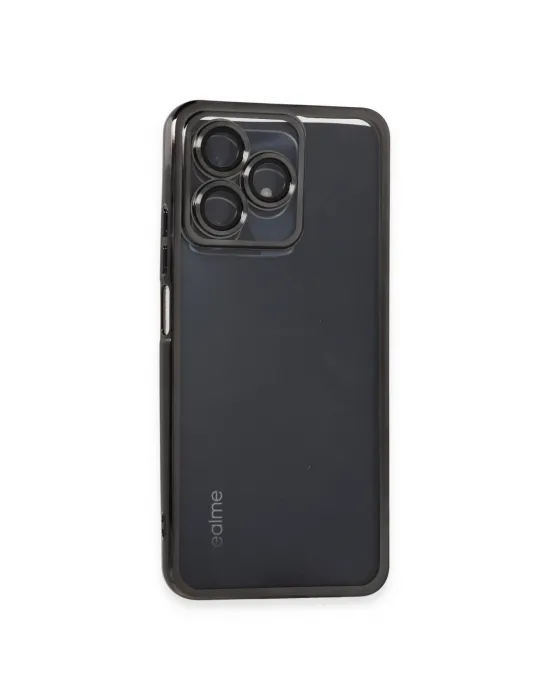 Realme C53 Kılıf Razer Lensli Silikon - Siyah