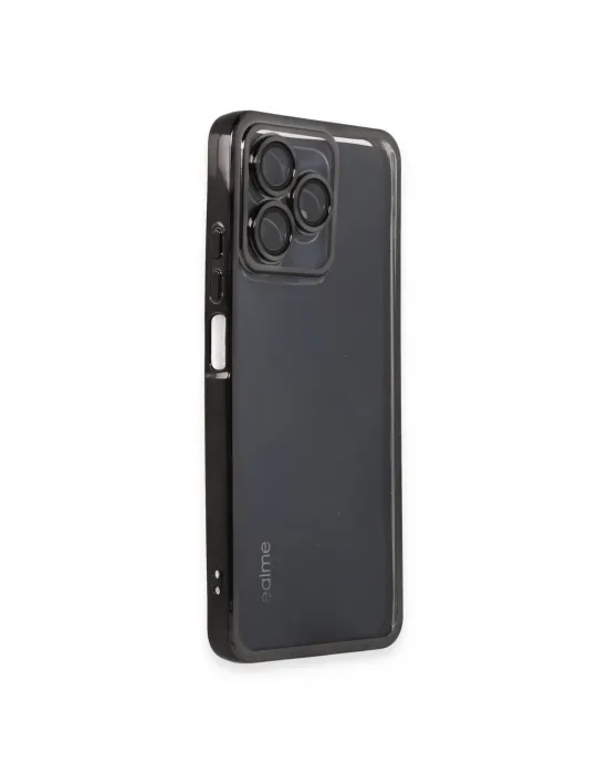 Realme C53 Kılıf Razer Lensli Silikon - Siyah