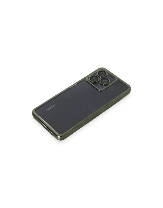 Realme C53 Kılıf Razer Lensli Silikon - Yeşil