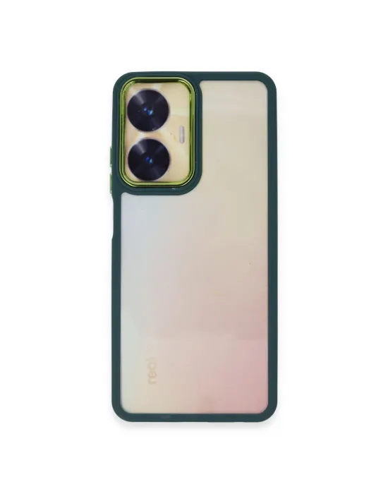Realme C55 Kılıf Dora Kapak - Haki Yeşil
