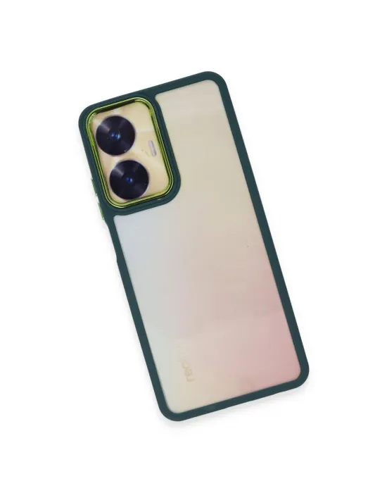 Realme C55 Kılıf Dora Kapak - Haki Yeşil