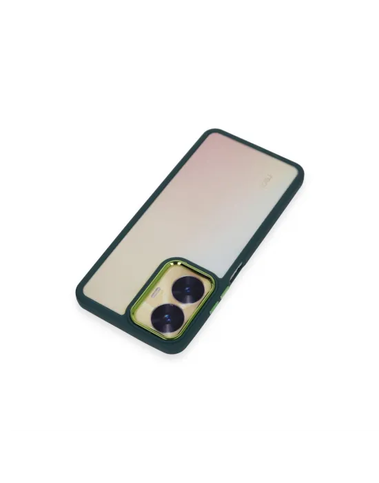 Realme C55 Kılıf Dora Kapak - Haki Yeşil