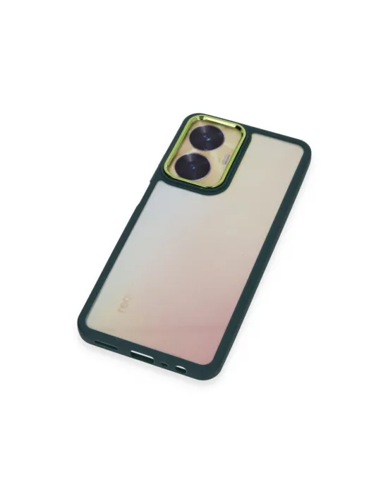 Realme C55 Kılıf Dora Kapak - Haki Yeşil